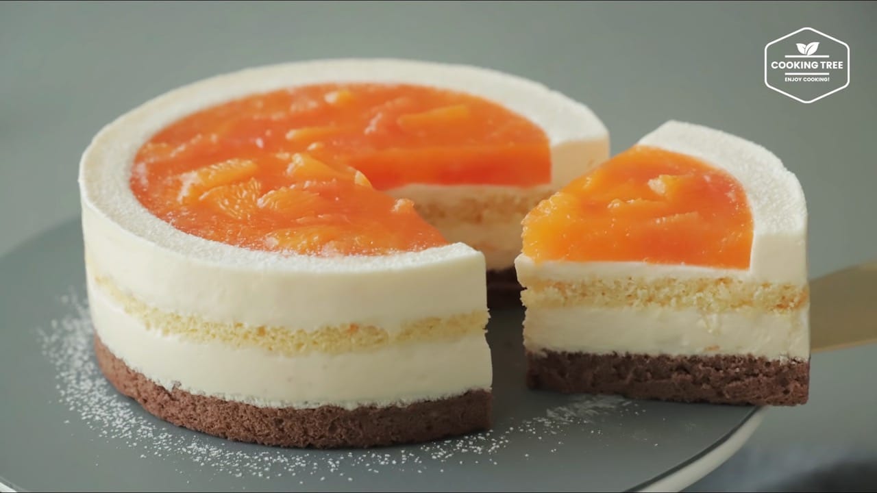 オレンジチーズケーキ
