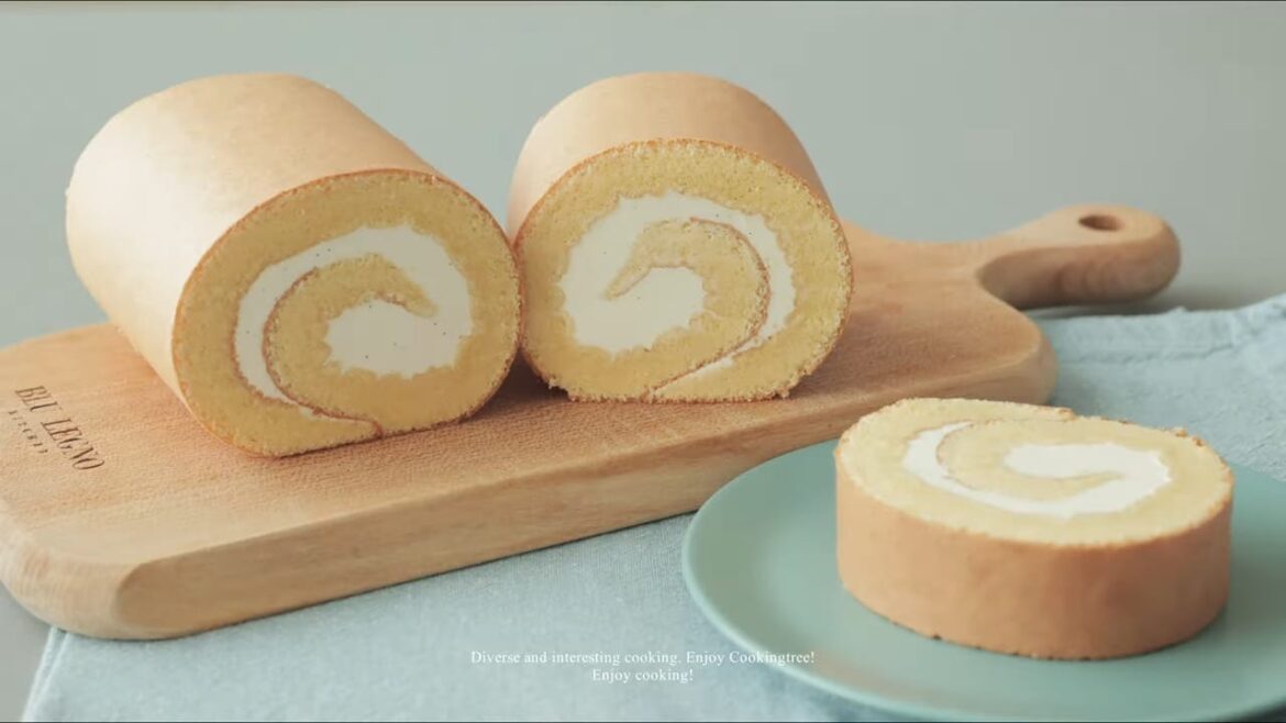 バニラロールケーキ