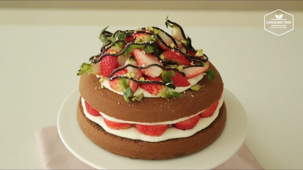 焼かない！いちごチョコケーキ（炊飯器ケーキ）