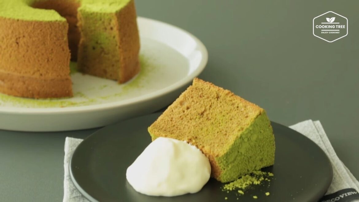 抹茶シフォンケーキ（抹茶ケーキ）