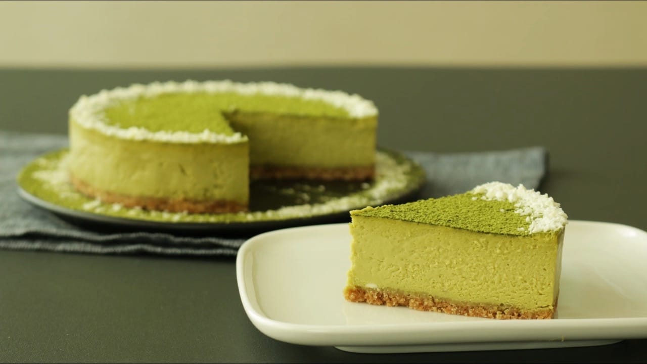 抹茶チーズケーキ(抹茶ケーキ)の作り方