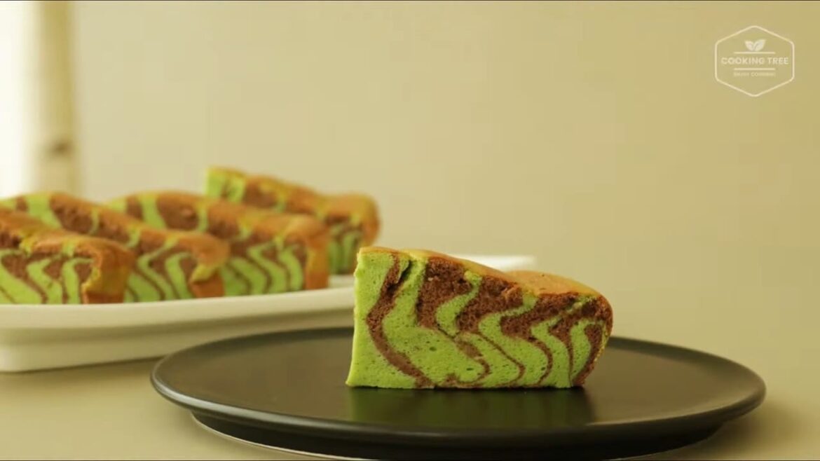 マーブルコットンチーズケーキ（ゼブラケーキ）